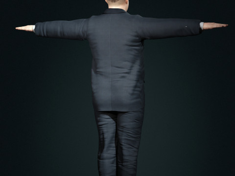 Kim Jong Un - Hyper Realistic Low-poly Model 3D