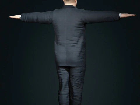 Kim Jong Un - Hyper Realistic Low-poly 3D Model