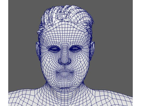 Kim Jong Un - Hyper Realistic Low-poly Model 3D