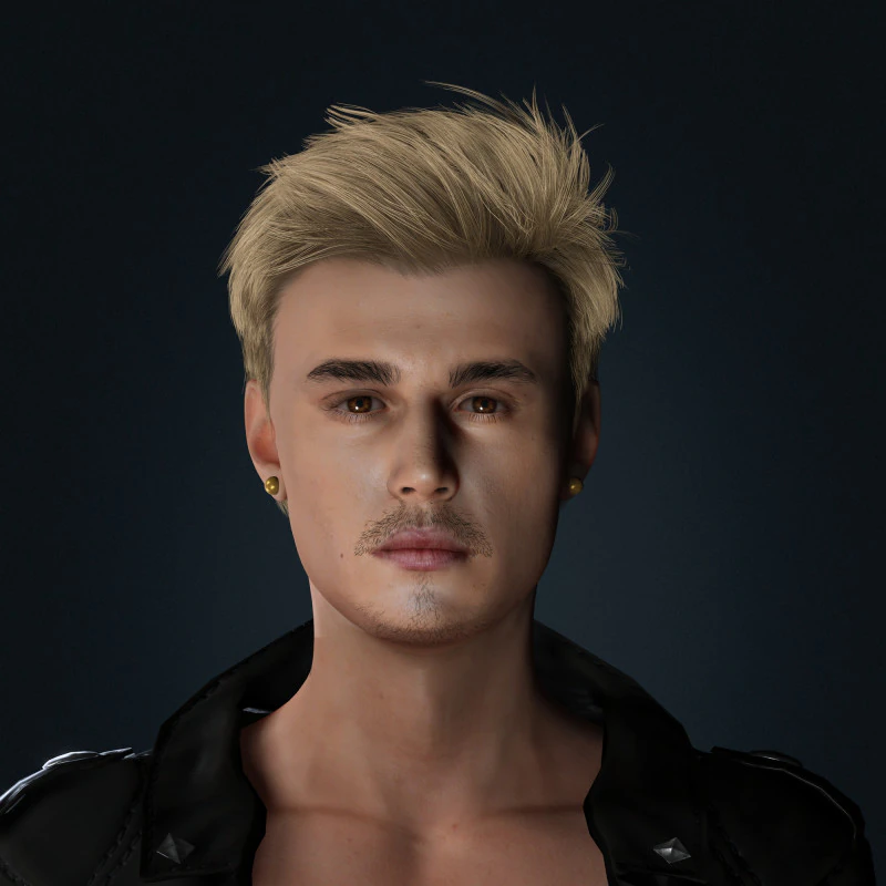 Justin Bieber Low-poly 3D Model .c4d .max .obj .3ds .fbx .stl .blend 
