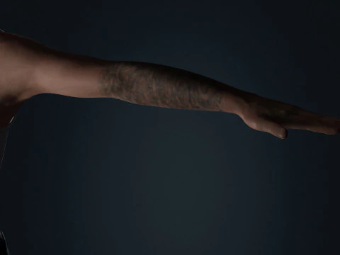 Justin Bieber Low-poly 3D Model