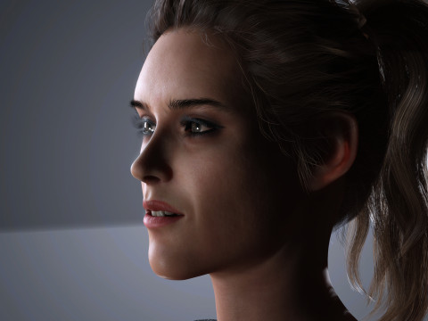 Kristen stewart Character Low-poly Modelo 3D