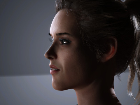 Kristen stewart Character Low-poly Modelo 3D
