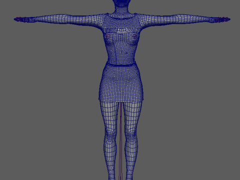 Kristen stewart Character Low-poly Modelo 3D