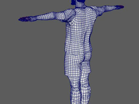 Lionel Messi Character Low-poly 3D Model