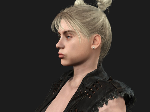 Billie Eilish - Hyper Realistic 3Dモデル