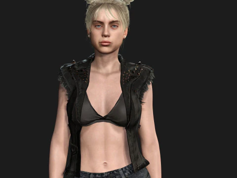 Billie Eilish - Hyper Realistic 3D Model