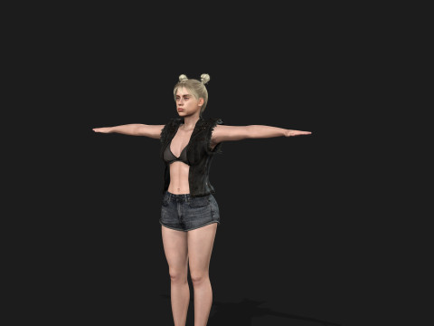 Billie Eilish - Hyper Realistic 3Dモデル