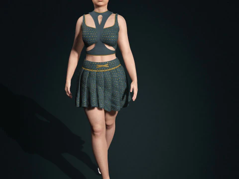 Billie Eilish - Hyper Realistic Low-poly 3D Model