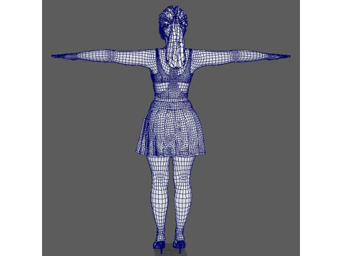 Billie Eilish - Hyper Realistic Low-poly 3D Model