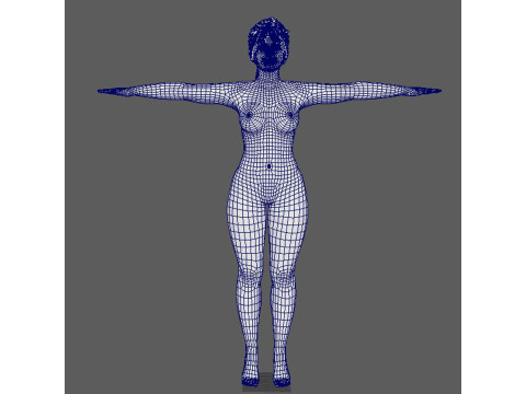 Billie Eilish - Hyper Realistic Low-poly 3D Модель