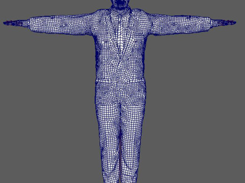 Donald Trump Character Low Poly Modelo 3D
