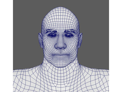 Dwayne Johnson Low-poly 3D Модель