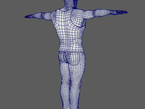Dwayne Johnson Low-poly 3D Model