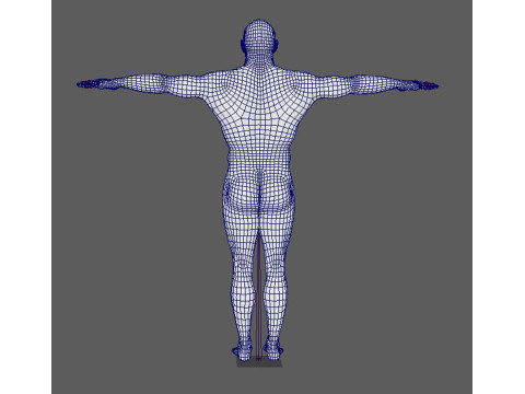 Dwayne Johnson Low-poly 3D Модель
