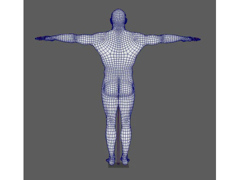 Dwayne Johnson Low-poly 3D Model