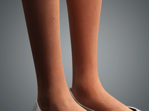 Karlie Kloss Character Low-poly Model 3D