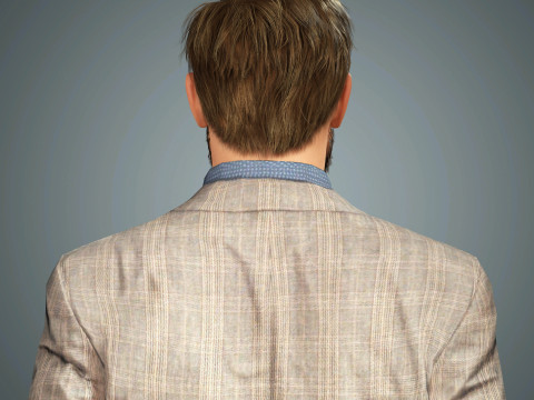 David Harbour Character Modelo 3D