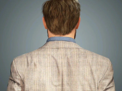 David Harbour-Charakter 3D Modell