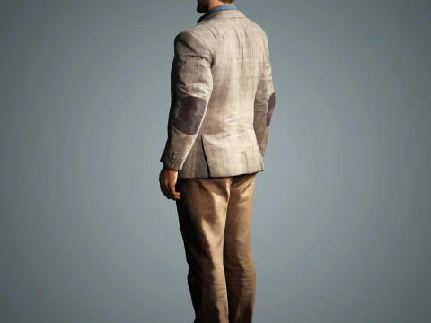 David Harbour-Charakter 3D Modell