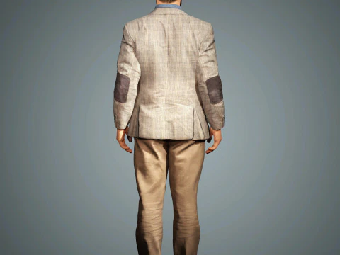 David Harbour-Charakter 3D Modell