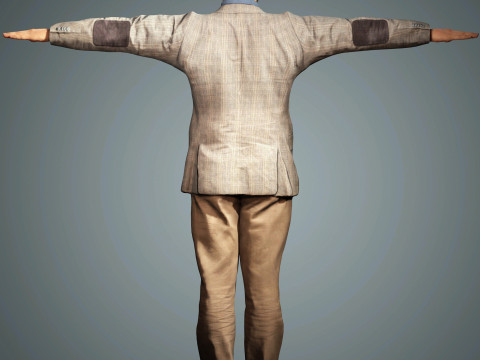 David Harbour Character Modelo 3D