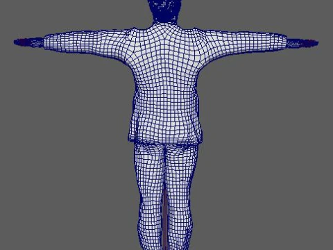 David Harbour-Charakter 3D Modell