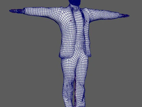 David Harbour-Charakter 3D Modell