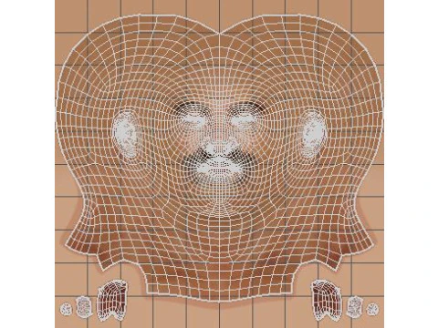 David Harbour-Charakter 3D Modell