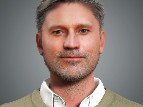 Nikolaj Coster-Waldau Character 3D मॉडल