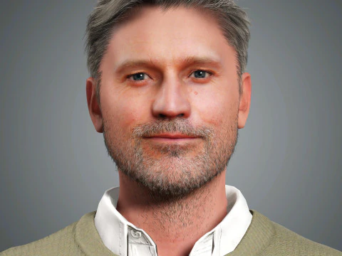 Personnage de Nikolaj Coster-Waldau Modèle 3D