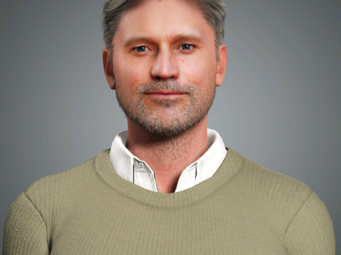 Nikolaj Coster-Waldau Character 3D Model