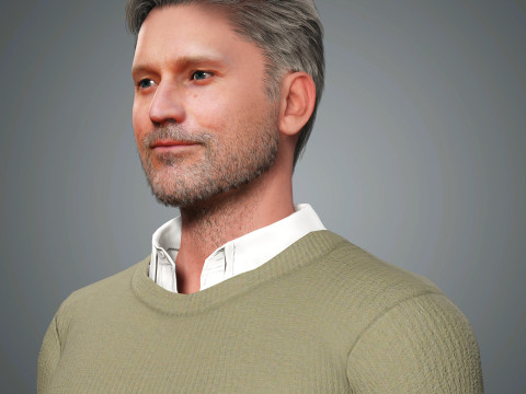 Nikolaj Coster-Waldau Character 3D Model