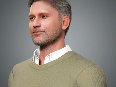 Nikolaj Coster-Waldau Character 3D Model
