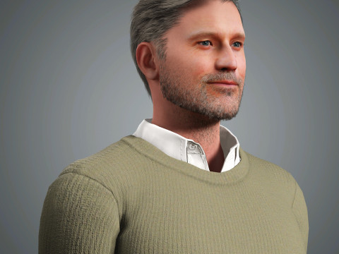 Nikolaj Coster-Waldau Character 3D Model