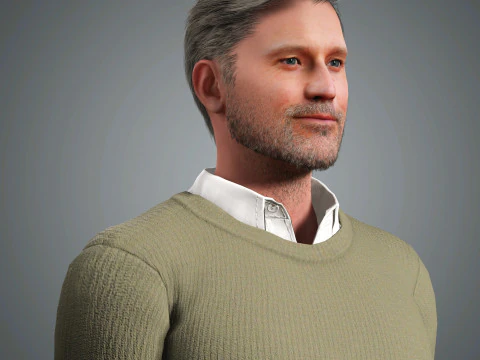 Nikolaj Coster-Waldau Character 3D Model