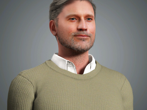 Nikolaj Coster-Waldau Character 3D Model