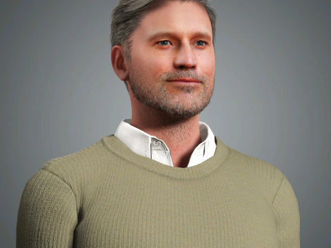 Nikolaj Coster-Waldau Character 3D Model