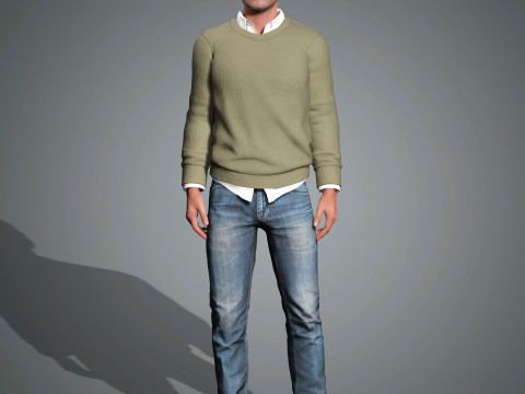 Nikolaj Coster-Waldau Character 3D Model
