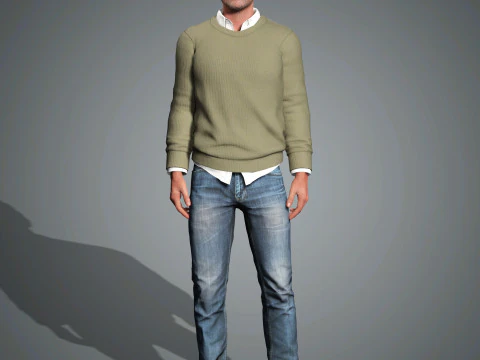 Nikolaj Coster-Waldau Character 3D Model