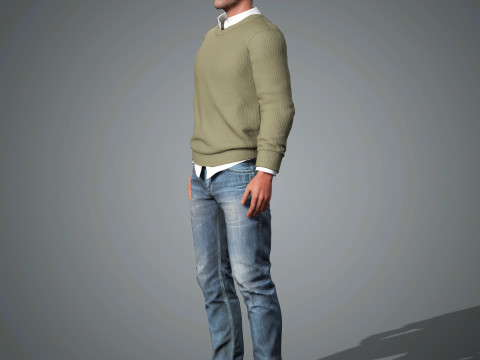 Nikolaj Coster-Waldau Character 3D Model