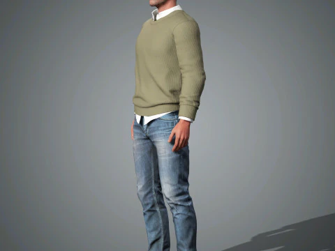 Nikolaj Coster-Waldau Character 3D Model