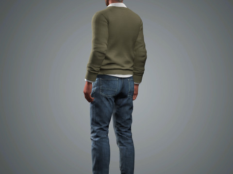 Nikolaj Coster-Waldau Character 3D Model