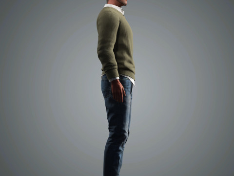 Nikolaj Coster-Waldau Character 3D Model
