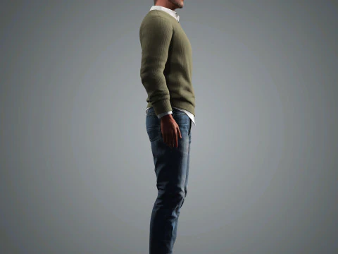 Nikolaj Coster-Waldau Character 3D Model
