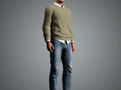 Nikolaj Coster-Waldau Character 3D Model