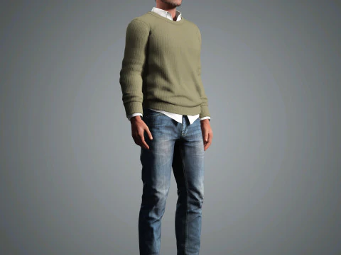 Nikolaj Coster-Waldau Character 3D Model