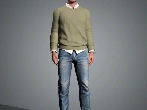 Nikolaj Coster-Waldau Character 3D Model