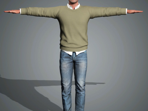 Nikolaj Coster-Waldau Character 3D Model