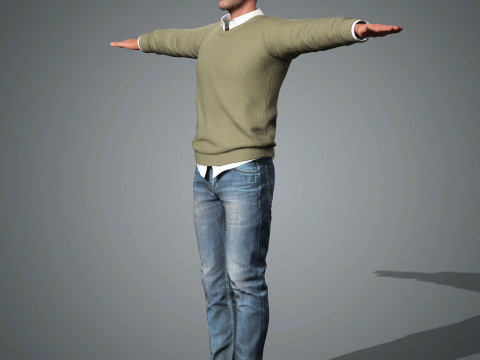 Nikolaj Coster-Waldau Character 3D Model